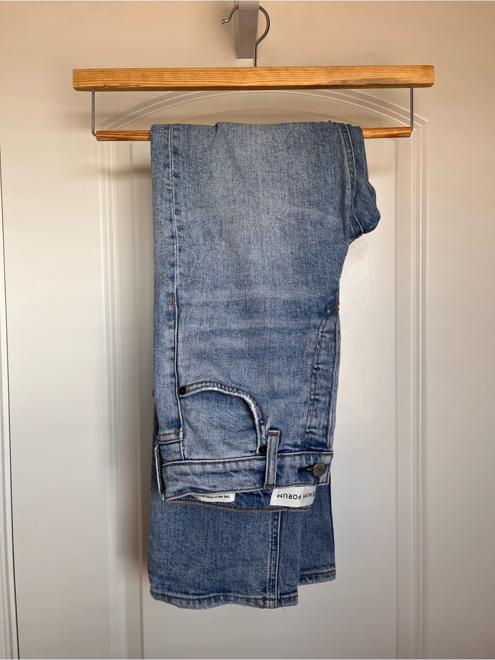 Denim Forum Arlo High Rise Straight Leg Jeans Size 26W 28L